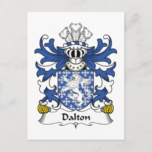 Dalton Family Crest Postcard