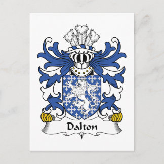 Dalton Family Crest Postcard