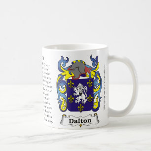 Dalton, the origin and meaning on a mug