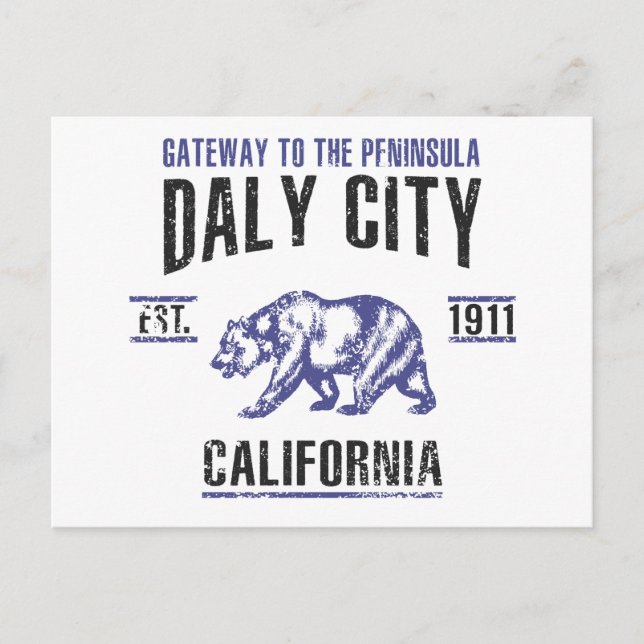 Daly City Postcard (Front)