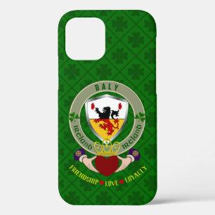 Daly Irish Shield & Claddagh Personalised  iPhone 12 Case