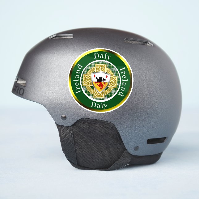 Daly Shield & Celtic Cross Personalised (Helmet Side)