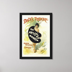 Daly's Theatre ~ An Artist's Model Canvas Print