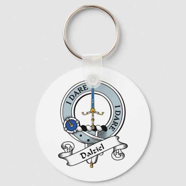 Dalziel Clan Badge Key Ring (Front)