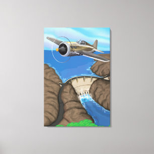 Dam Canvas Print