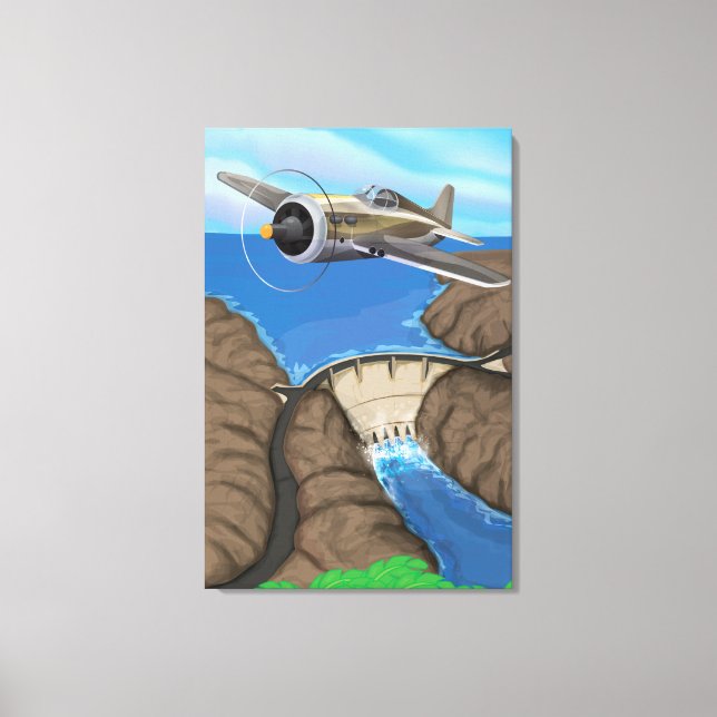 Dam Canvas Print (Front)