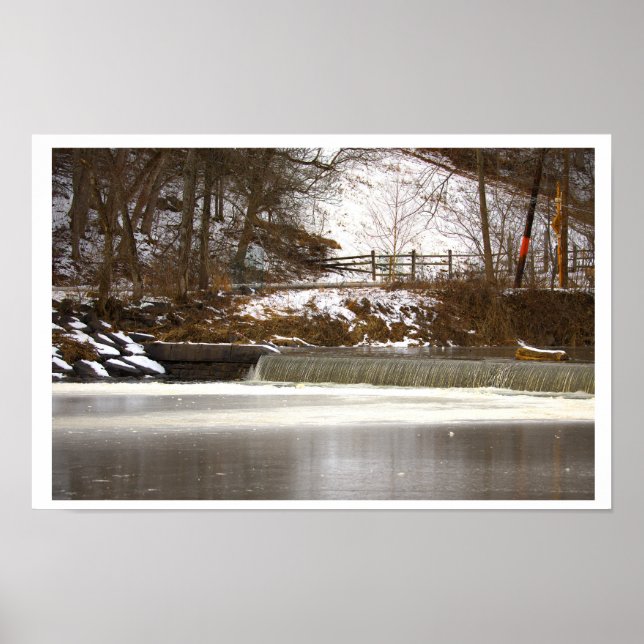 Dam Waterfall Photo Poster (Front)