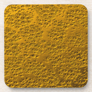 Damaged gold coaster