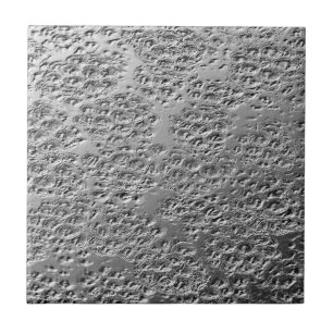 Damaged silver tile