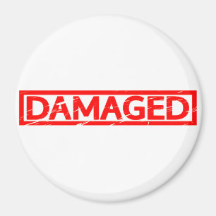 Damaged Stamp Magnet