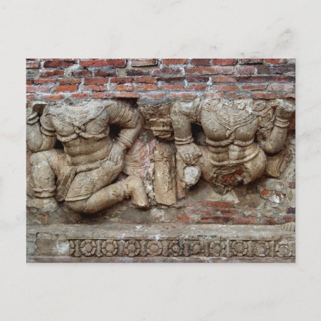 Damaged Thai Warriors Postcard (Front)