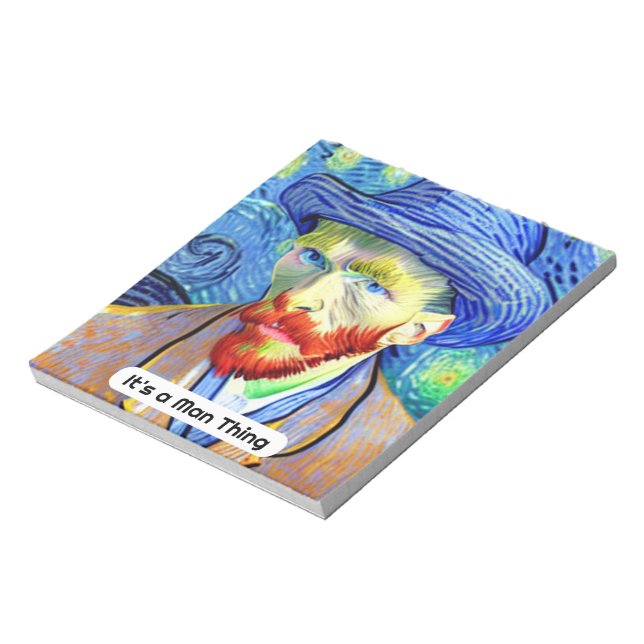 DaMan 5.5" x 6" Notepad - 40 pages (Rotated)
