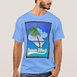 Damar Island Indonesia map T-Shirt