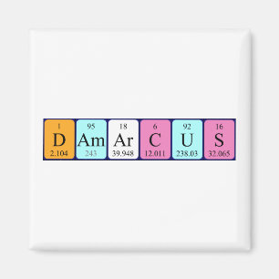 Damarcus periodic table name magnet