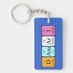 Damari periodic table name keyring