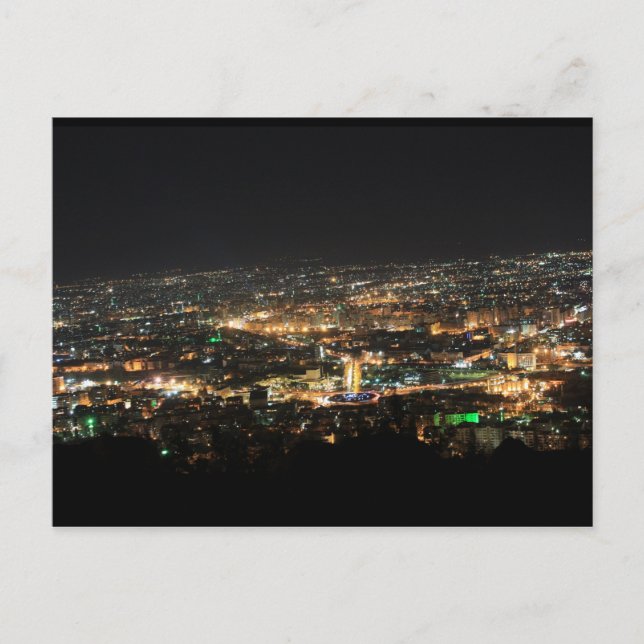 Damascus at night - Syria Postcard (Front)