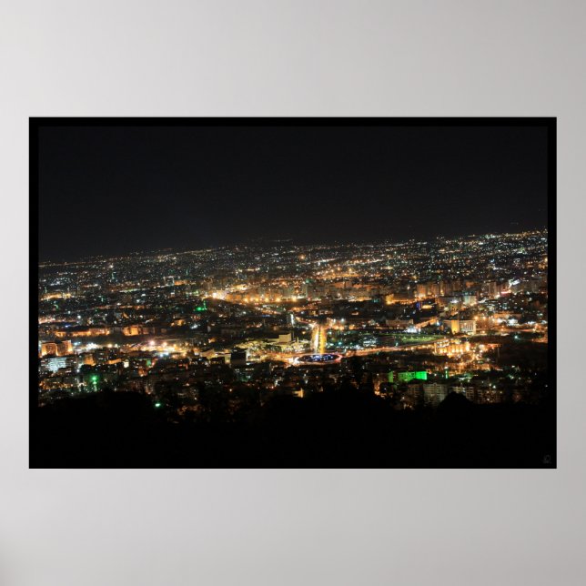Damascus at night - Syria Poster (Front)