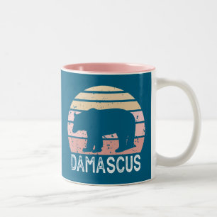 Damascus Virginia Retro Bear Two-Tone Coffee Mug