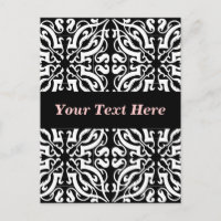 Damask 1 (black & white)