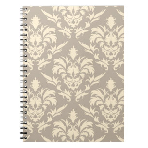 Damask 2 spiral notebook