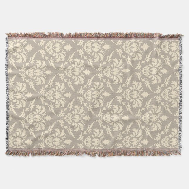Damask 2 throw blanket (Front)