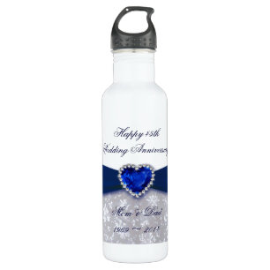 Damask 45th Wedding Anniversary 710 Ml Water Bottle