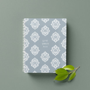 Damask Ambience Cadet Blue 2025 Planner