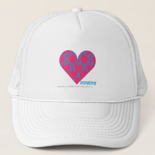 Damask Aqua-Magenta 4 Trucker Hat