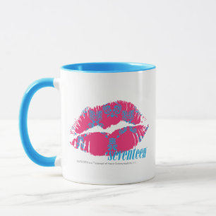 Damask Aqua-Magenta Mug