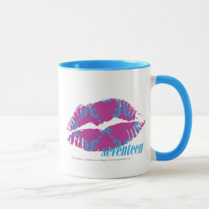 Damask Aqua-Purple Mug