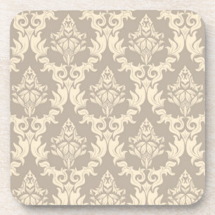 Damask background coaster