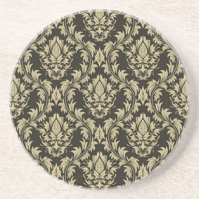 Damask background coaster (Front)