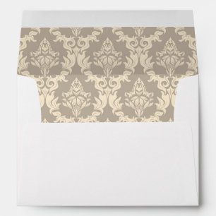 Damask background envelopes