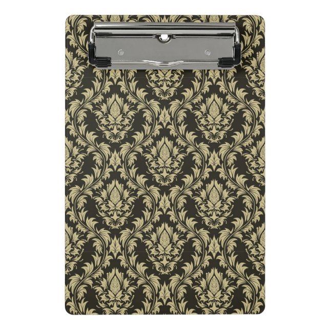 Damask background mini clipboard (Front)