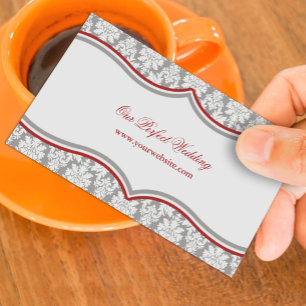 Damask Banner Business Card