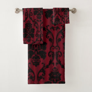 Damask Bath Towel Set