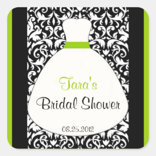 Damask Bridal Sticker