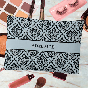 Damask Bride Tribe Bridal Party Dusty Blue Accessory Pouch