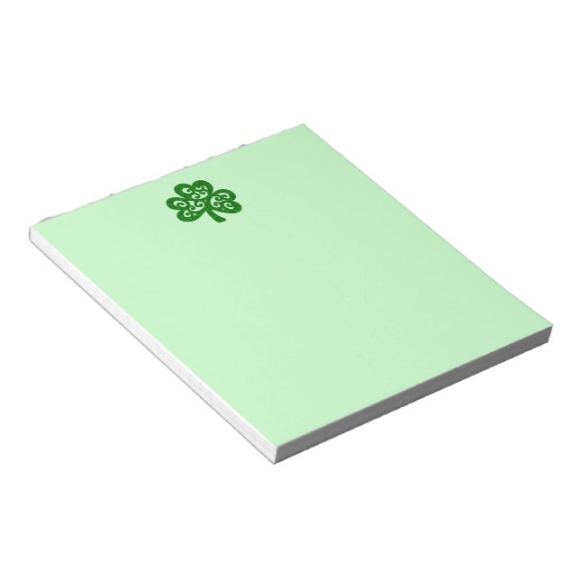 Damask Clover Notepad (Angled)