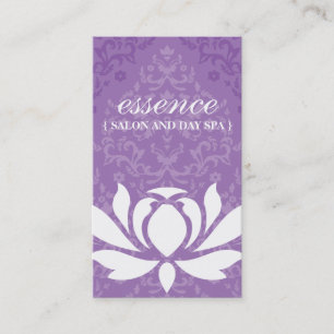 Damask Day Spa Business Cards