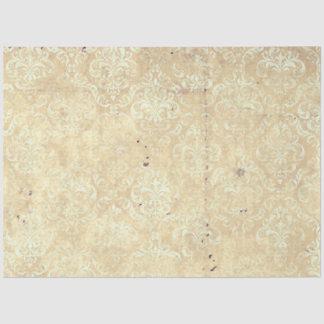 Damask Ephemera Design Series #1 Tissue Paper (Front)