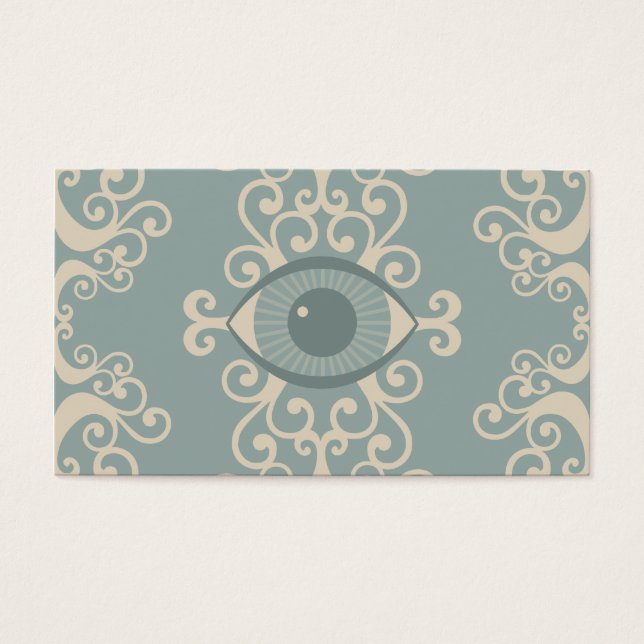 Damask Eyeball Psychic Reader Cards (Front)