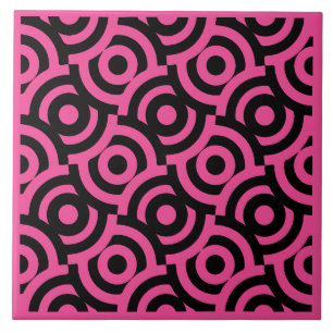 Damask Fabric Decorative Print Tile