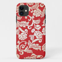 Damask floral background pattern