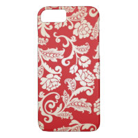 Damask floral background pattern