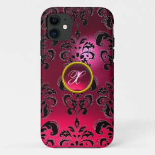 DAMASK GEM MONOGRAM pink Case-Mate iPhone Case