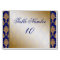 Damask Gold on Royal Blue Borders