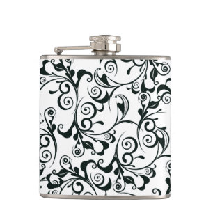 Damask Hip Flask