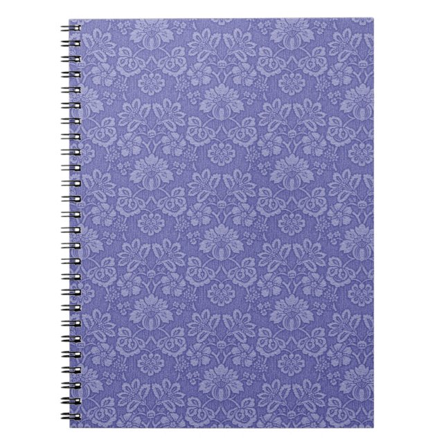 Damask in Blue Notebook (Front)