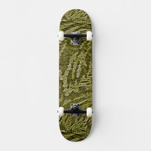 Damask In Perspective Skateboard